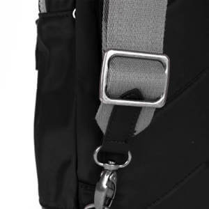 ROKA Willesden B Black Recycled Nylon XL Crossbody Bag